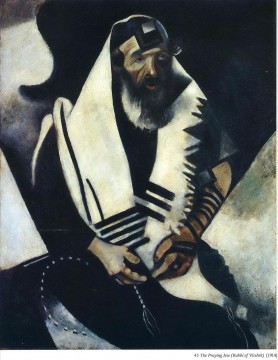 Marc Chagall Werke - Der betende Jude Zeitgenosse Marc Chagall